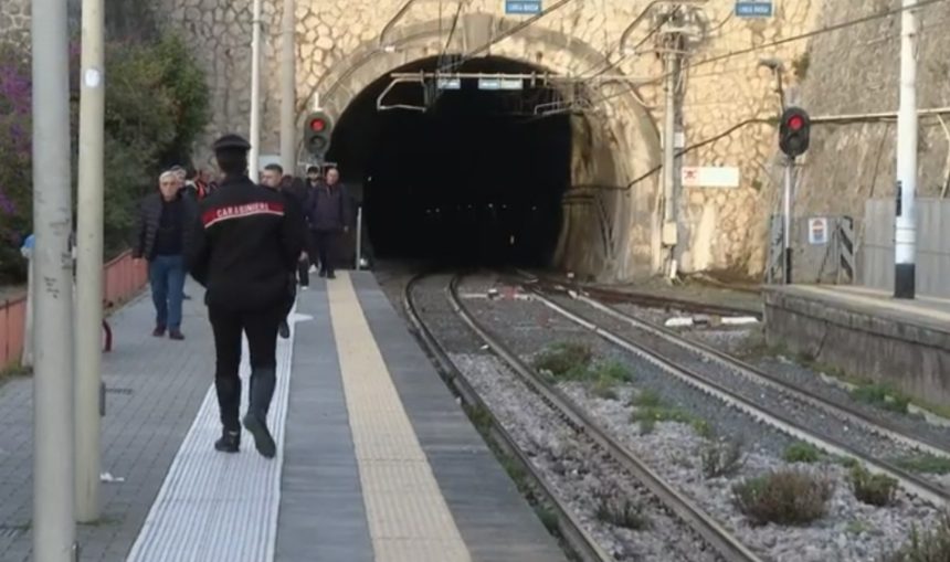 Il tunnel della Circumvesuviana dove Saba è stato investito